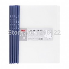 Rail Holder sleeding folder / DELI No.5530 A4 (1set x 5)